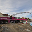 Die Betonpumpe M56 hat nicht nur Länge sondern auch Eleganz