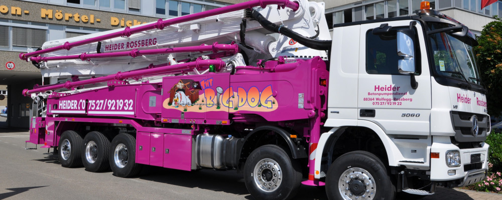 Heider Betonpumpe M52